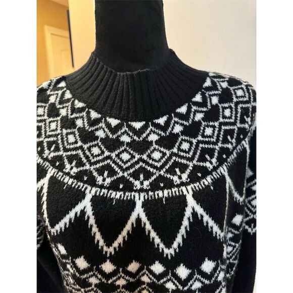 EUC LOFT Petite L Fair Isle Sweater Dress - Picture 3 of 5